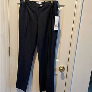 NWT Calvin Klein Indigo Straight Leg Pants - Size 12 - Indigo
